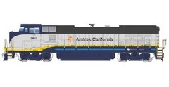 Walthers Mainline HO Scale GE Dash 32-8BWH Diesel Amtrak California #2051