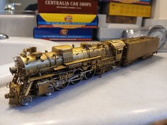 KEY IMPORTS BRASS HO SANTA FE 3450 4-6-4 MOST MODERN STEAM LOCOMOTIVE