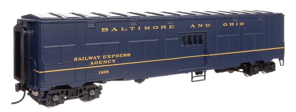 10847 Walthers HO C&O-Style Express Boxcar Troop Sleeper Conversion B&O #1808