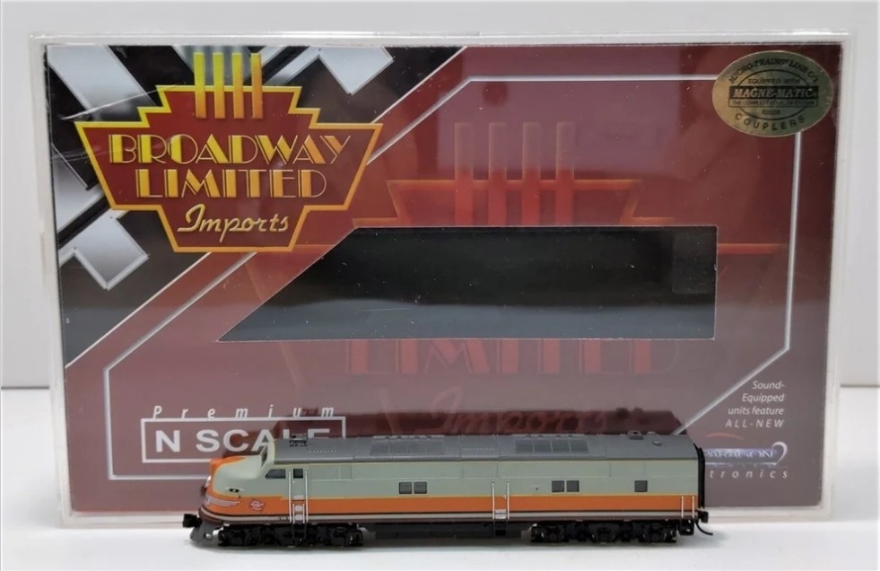 Broadway Limited N Scale EMD E6A Diesel Engine Milwaukee #15A Paragon 2
