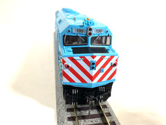 Kato HO 37-6561 Chicago RTA #135 F40PH Locomotive -DCC /Tsunami Sound
