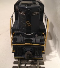 HO Atlas Classic 8356 Chesapeake Ohio GP7 Diesel Locomotive C&O #5750 WEATHERED