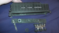 ho american flyer coal tender gilbert usa antique diecast metal new york central