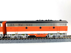 Athearn Genesis HO G22843AB EMD Demonstrator F7A Diesel 1950C&B- DCC/ Sound