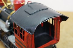 Vintage Peterson Artwares Metal Model Train Locomotive Engine 14″