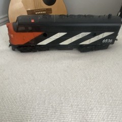 Canadian National HO F7 Diesel Locomotive Analog DC 6536 Black Orange White