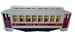 Tyco 61 Nob Hill No Lighted Powered Ho Trolley -Tested -Used