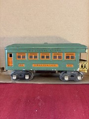 Lionel Gauge O Elect engine 253 With Cars 608 And two 607 Cars