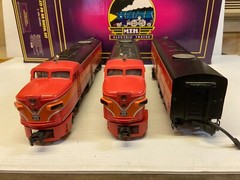 MTH 20-2022-1 AA O Scale Premier Alco PA AA Diesel Set & 20-2029-0 B unit! C9+