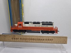 AHM HO 5030-05 Western Maryland WM 7549 EMD SD-40 Diesel Locomotive Runs LNIB