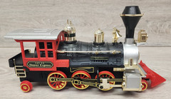 Vtg 1991 New Bright Denver Express Locomotive Train AS IS Powers On & Runs READ