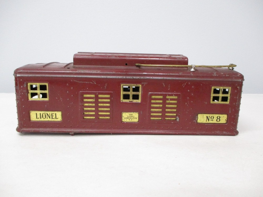Lionel No 8 Electric Loco Cab, Early Maroon Original Prewar Standard gauge X7540