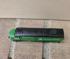 N Mehano Burlington Northern FA-2 Diesel Locomotive Train #804 As is see pics