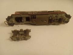 Vintage HO Engine Every Where West – For Parts (Penn Line??) NO Marking Visible