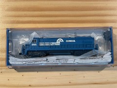 Bachmann N Scale GE B23/B30-7 Diesel Loco Item #61352 Contrail 1991 Never Run