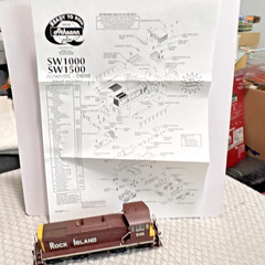 Athearn Rock Island SW1500 HO Scale Diesel Locomotive DCC Fitted 95851 #946