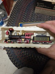 AHM 4-4-0 Genoa 5067-D K. C. St. L. Locomotive & Tender HO Gauge Model Railroad