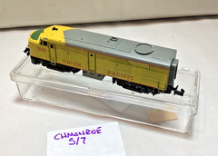 Rapido N gauge Union Pacific #1600 powered diesel model train engine