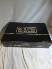 K-Line O Scale PRR 3768 Torpedo Pacific Steam Locomotive & Tender K3380-3768IC