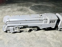 Vintage Lionel 221 O27 Scale Grey Steam Locomotive & 221W Tender – As-Is