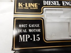 K-line KCC Kennecott Copper MP-15 Diesel Engine wth Matching Floodlight Car New