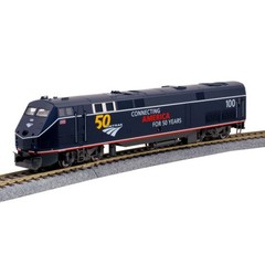 KATO H.O. Scale GE P42 DC 37-6113 Amtrak Midnight Blue #100 w/50th Anniversary L