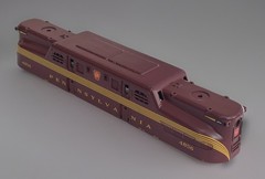 MTH O Scale 4856 GG-1 Shell Pennsylvania Diecast In Tuscan VG