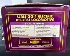 MTH MT-5501LP Pennsylvania Scale Tuscan Red GG-1 Electric w/Protosound
