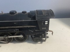 VINTAGE AUTHENTIC LIONEL #224E “O” GAGE STEAM ENGIN LOCOMOTIVE MUST SEE NR