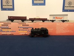 Rocco HO Scale BR 0-6-0 Steam Engine Freight Ready To Run Set 41140