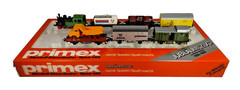Primex 2760 – Steam locomotive and 6 freight cars set, DB USED H0 AC Analog