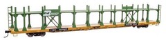 8031 Walthers HO 89 Flatcar w/Bi-Level Open Auto Rack Burlington Northern 963912