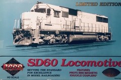 SD60 EMD NIB/DIGITRAX DCC ( w / lights&sound ) undec. “build it your way” •