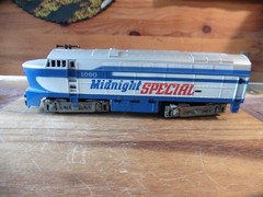 Vintage Tyco HO Diesel Baldwin RF-16 Midnight Special #1060 Hong Kong Pulls 16