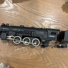 Vintage American Flyer 290 Cast Metal Steam Engine Locomotive & Tender Untested