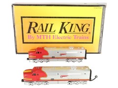 MTH 30-2150-0 Santa Fe Alco PA AA Diesel Engine Set #64/69 w/ PS1 EX/Box