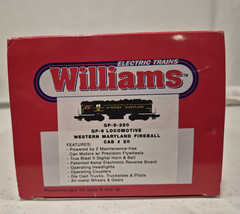 Williams O Gauge Western Maryland Fireball GP-9 Diesel W/Trueblast Horn/ Bell LN