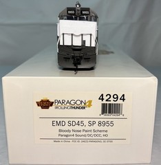 Broadway Limited 4294 EMD SD45 SP #8955 Bloody Nose Paint Scheme DC/DCC