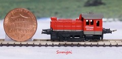 Schmidt-Modelle 99411.4 Diesellok Köf III DB Cargo 335 No Motor Z Scale Z Gauge
