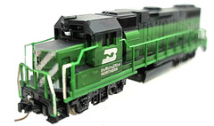 N Life-Like 7841 EMD GP38 BN Loco #2311 (Tested-no box) knuckle couplers