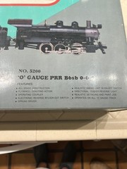 VINTAGE WILLIAMS ELECTRAIN #5200 CROWN EDITION O GAUGE PRR B6SB 0-6-0 #5200