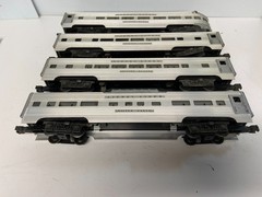 LIONEL O-GAUGE POSTWAR 2531 2532 2533 2534- 4 Silver Cars EX TESTED VIDEO L231