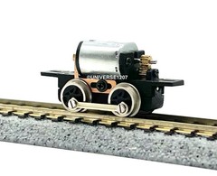 N/HOn30/HOe/009 Gauge 0-4-0 Rod-Driven Locomotive Power Drive Chassis 15mm/7mm