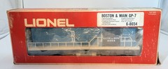 LIONEL 6-8654 BOSTON & MAINE GP-7 METAL FRAME ORIGINAL BOX Vintage USA 14”