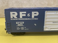 Life Like HO Scale Train RF&P 50′ Box Car 2615 Blue