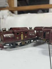 1920s Vintage Prewar Lionel Electric Train Set No.150 Engine, Passenger Cars
