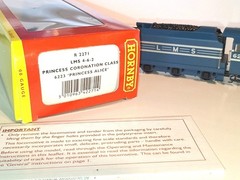 Hornby R2271. LMS Coronation Princess Alice. DC 2 rail. New, Mint Cond. OO.Boxed