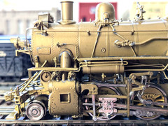 L@@K! OVERLAND ROK-AM BRASS C&O CLASS G-9 2-8-0 HO *CAN MOTOR *RUNS G@@D!