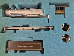HO 4-4-2 w/ Tender PRR Pennsylvania Metal Kit RARE! DC NIB NOS # 436