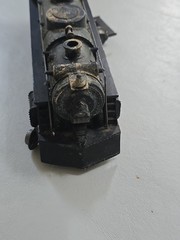 Marx 666 Engine Train Tender O gauge O27 Vintage Locomotive Is Dirty (228)
